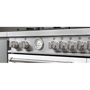 Bertazzoni MAS486GDFMXV Master Series 48 Inch Natural Gas, Dual Fuel Double Oven Freestanding Range in Stainless Steel — thumbnail 23