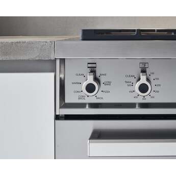 Bertazzoni PRO486BTFEPBIT Professional Series 48 Inch Natural Gas, Dual Fuel Double Oven Freestanding Range in Bianco White — thumbnail 14