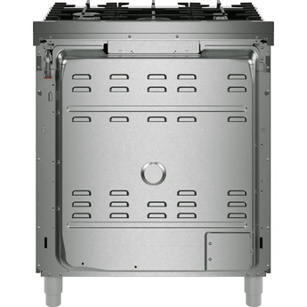 Bosch 30 Inch 800 Series Industrial Style Dual-Fuel Range: Stainless Steel — thumbnail 8