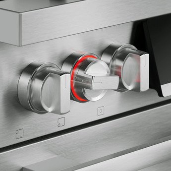 Bosch 30 Inch 800 Series Industrial Style Dual-Fuel Range: Stainless Steel — thumbnail 9