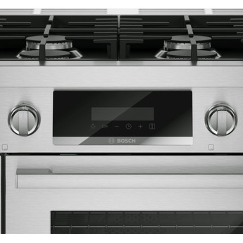 Bosch 48 Inch 800 Series Industrial Style Dual-Fuel Range: Stainless Steel — thumbnail 6