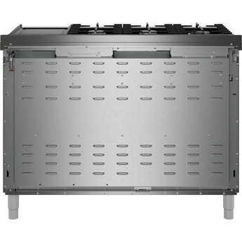 Bosch 48 Inch 800 Series Industrial Style Dual-Fuel Range: Stainless Steel — thumbnail 8