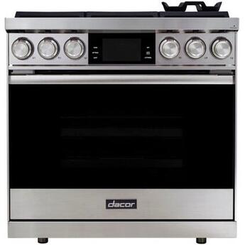 Dacor DOP36C86DLS Contemporary Series 36 Inch Dual Fuel Freestanding Range