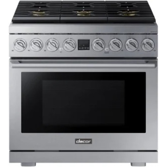Dacor DOP36T86DLS Transitional Series 36 Inch Dual Fuel Freestanding Range