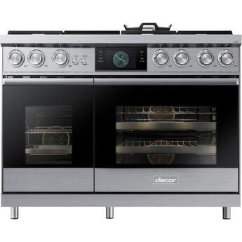 Dacor DOP48C96DLS Contemporary Series 48 Inch Dual Fuel Freestanding Range