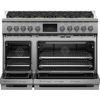 Fisher Paykel Series 9 Professional 48" Stainless Steel Dual Fuel (Liquid Propane) Self Clean Double Oven Sealed 8-burner Range - Convection — thumbnail 2