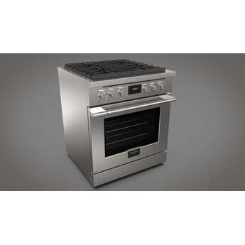 Fulgor Milano F4PDF304S1 Accento Series 30 Inch Stainless Steel Dual Fuel Convection Freestanding Range — thumbnail 25