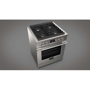 Fulgor Milano F4PDF304S1 Accento Series 30 Inch Stainless Steel Dual Fuel Convection Freestanding Range — thumbnail 30