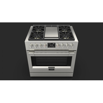Fulgor Milano F6PDF364GS1 Sofia Series 36 Inch Natural Gas, Dual Fuel Freestanding Range in Stainless Steel — thumbnail 20