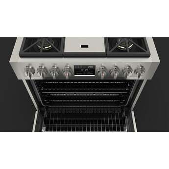 Fulgor Milano F6PDF364GS1 Sofia Series 36 Inch Natural Gas, Dual Fuel Freestanding Range in Stainless Steel — thumbnail 36