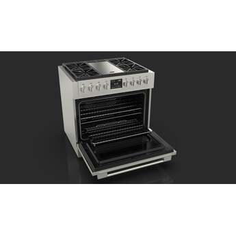 Fulgor Milano F6PDF364GS1 Sofia Series 36 Inch Natural Gas, Dual Fuel Freestanding Range in Stainless Steel — thumbnail 39