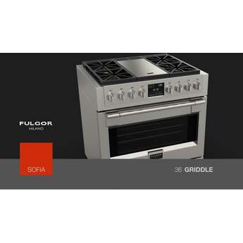 Fulgor Milano F6PDF364GS1 Sofia Series 36 Inch Natural Gas, Dual Fuel Freestanding Range in Stainless Steel — thumbnail 40