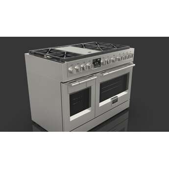 Fulgor Milano F6PDF486GS1 Sofia Series 48 Inch Stainless Steel Dual Fuel Convection Double Oven Freestanding Range — thumbnail 28