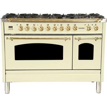 Hallman Hdfr48bsawlp 48 Inch Dual Fuel Freestanding Range With