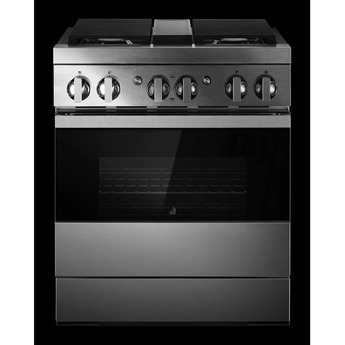 Jenn Air Jenn-Air JDRP430HM Noir Series 30 Inch Stainless Steel Dual Fuel Convection Free — thumbnail 8