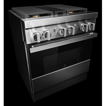 Jenn Air Jenn-Air JDRP430HM Noir Series 30 Inch Stainless Steel Dual Fuel Convection Free — thumbnail 9