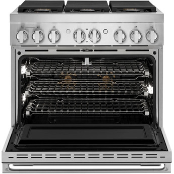 Jenn Air Jenn-Air JDRP436HM NOIR Series 36 Inch Stainless Steel Dual Fuel Convection Free — thumbnail 18