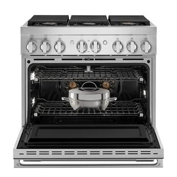 Jenn Air Jenn-Air JDRP436HM NOIR Series 36 Inch Stainless Steel Dual Fuel Convection Free — thumbnail 19