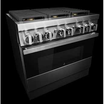 Jenn Air Jenn-Air JDRP436HM NOIR Series 36 Inch Stainless Steel Dual Fuel Convection Free — thumbnail 5