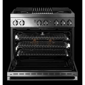 Jenn Air Jenn-Air JDRP636HM NOIR Series 36 Inch Stainless Steel Dual Fuel Convection Free — thumbnail 19