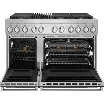Jenn Air Jenn-Air JDRP648HM NOIR Series 48 Inch Stainless Steel Dual Fuel Convection Doub — thumbnail 20