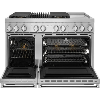 Jenn Air Jenn-Air JDRP748HM NOIR Series 48 Inch Stainless Steel Dual Fuel Convection Doub — thumbnail 6