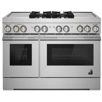 Jenn Air Jenn-Air JDRP848HL RISE Series 48 Inch Stainless Steel Dual Fuel Convection Doub
