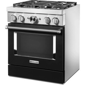 Kitchen Aid KitchenAid 30" Imperial Black Commercial Style Dual Fuel Sealed Burner Range - C — thumbnail 29