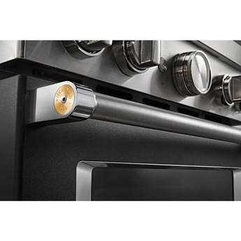 Kitchen Aid KitchenAid 30" Imperial Black Commercial Style Dual Fuel Sealed Burner Range - C — thumbnail 4
