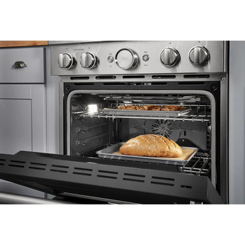 Kitchen Aid KitchenAid 30" Imperial Black Commercial Style Dual Fuel Sealed Burner Range - C — thumbnail 9