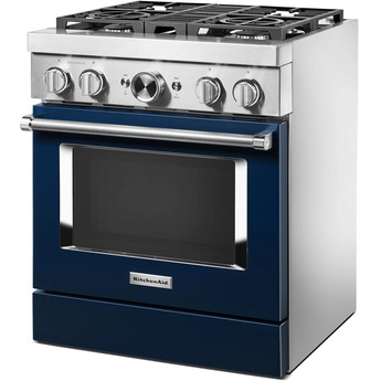 Kitchen Aid KitchenAid 30" Ink Blue Commercial Style Dual Fuel Sealed Burner Range - Convect — thumbnail 10