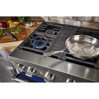 Kitchen Aid KitchenAid 30" Ink Blue Commercial Style Dual Fuel Sealed Burner Range - Convect — thumbnail 14