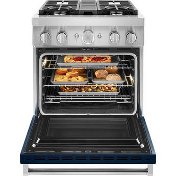 Kitchen Aid KitchenAid 30" Ink Blue Commercial Style Dual Fuel Sealed Burner Range - Convect — thumbnail 20