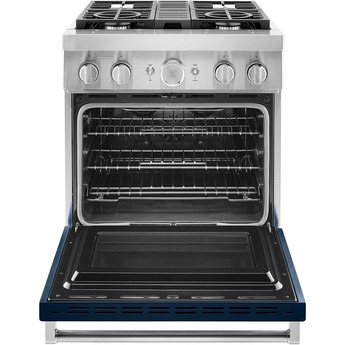 Kitchen Aid KitchenAid 30" Ink Blue Commercial Style Dual Fuel Sealed Burner Range - Convect — thumbnail 33