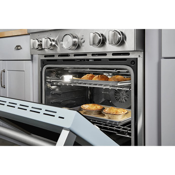 Kitchen Aid KitchenAid 30" Misty Blue Commercial Style Dual Fuel Sealed Burner Range - Conve — thumbnail 21
