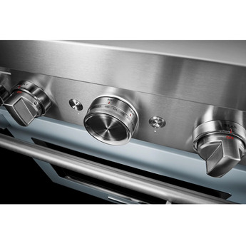 Kitchen Aid KitchenAid 30" Misty Blue Commercial Style Dual Fuel Sealed Burner Range - Conve — thumbnail 22