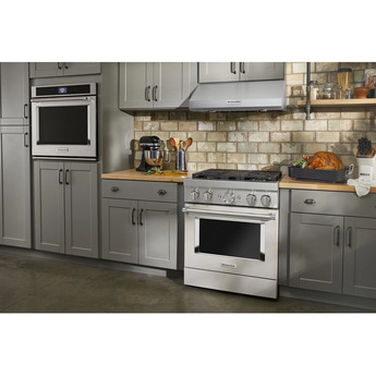 Kitchen Aid KitchenAid 30" Matte Milkshake Commercial Style Dual Fuel Sealed Burner Range - — thumbnail 20