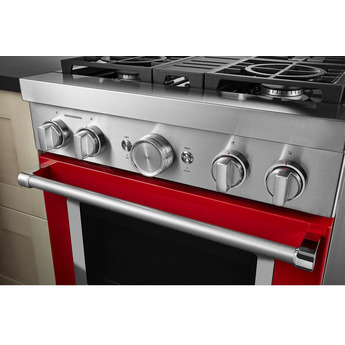 Kitchen Aid KitchenAid 30" Passion Red Commercial Style Dual Fuel Sealed Burner Range - Conv — thumbnail 9