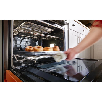 Kitchen Aid KitchenAid 30" Scorched Orange Commercial Style Dual Fuel Sealed Burner Range - — thumbnail 22
