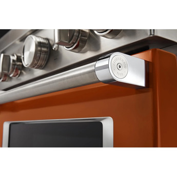 Kitchen Aid KitchenAid 30" Scorched Orange Commercial Style Dual Fuel Sealed Burner Range - — thumbnail 30