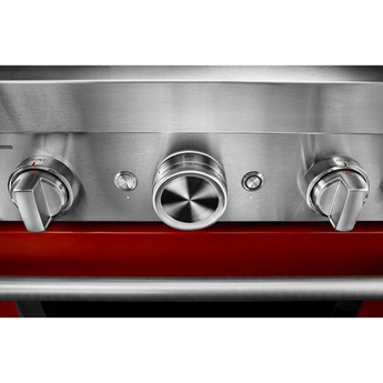 Kitchen Aid KitchenAid 30" Scorched Orange Commercial Style Dual Fuel Sealed Burner Range - — thumbnail 34