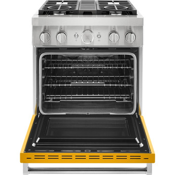 Kitchen Aid KitchenAid 30" Yellow Pepper Commercial Style Dual Fuel Sealed Burner Range - Co — thumbnail 11