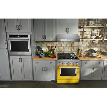 Kitchen Aid KitchenAid 30" Yellow Pepper Commercial Style Dual Fuel Sealed Burner Range - Co — thumbnail 24