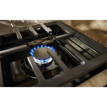 Kitchen Aid KitchenAid 30" Yellow Pepper Commercial Style Dual Fuel Sealed Burner Range - Co — thumbnail 7