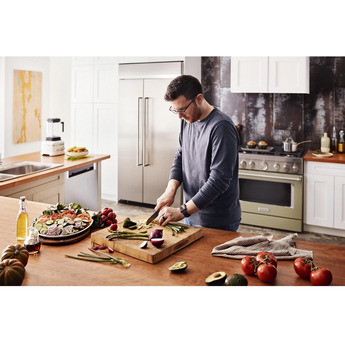 Kitchen Aid KitchenAid 36" Avocado Cream Commercial Style Dual Fuel Sealed Burner Range - Co — thumbnail 11
