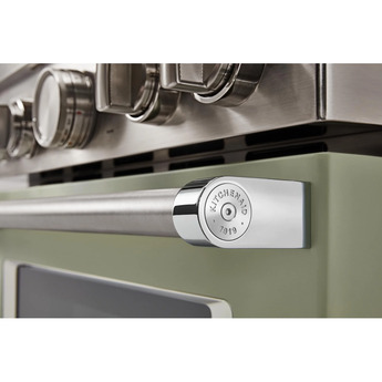 Kitchen Aid KitchenAid 36" Avocado Cream Commercial Style Dual Fuel Sealed Burner Range - Co — thumbnail 30