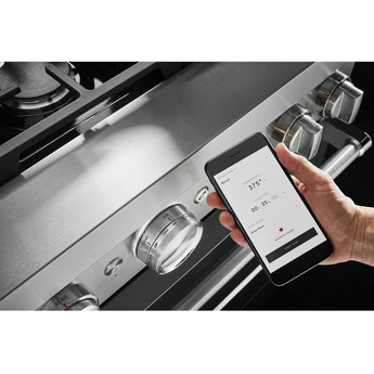 Kitchen Aid KitchenAid 36" Imperial Black Commercial Style Dual Fuel Sealed Burner Range - C — thumbnail 14