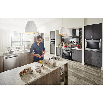 Kitchen Aid KitchenAid 36" Imperial Black Commercial Style Dual Fuel Sealed Burner Range - C — thumbnail 15