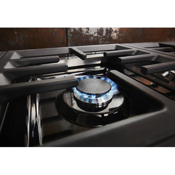 Kitchen Aid KitchenAid 36" Imperial Black Commercial Style Dual Fuel Sealed Burner Range - C — thumbnail 17