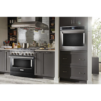 Kitchen Aid KitchenAid 36" Imperial Black Commercial Style Dual Fuel Sealed Burner Range - C — thumbnail 29